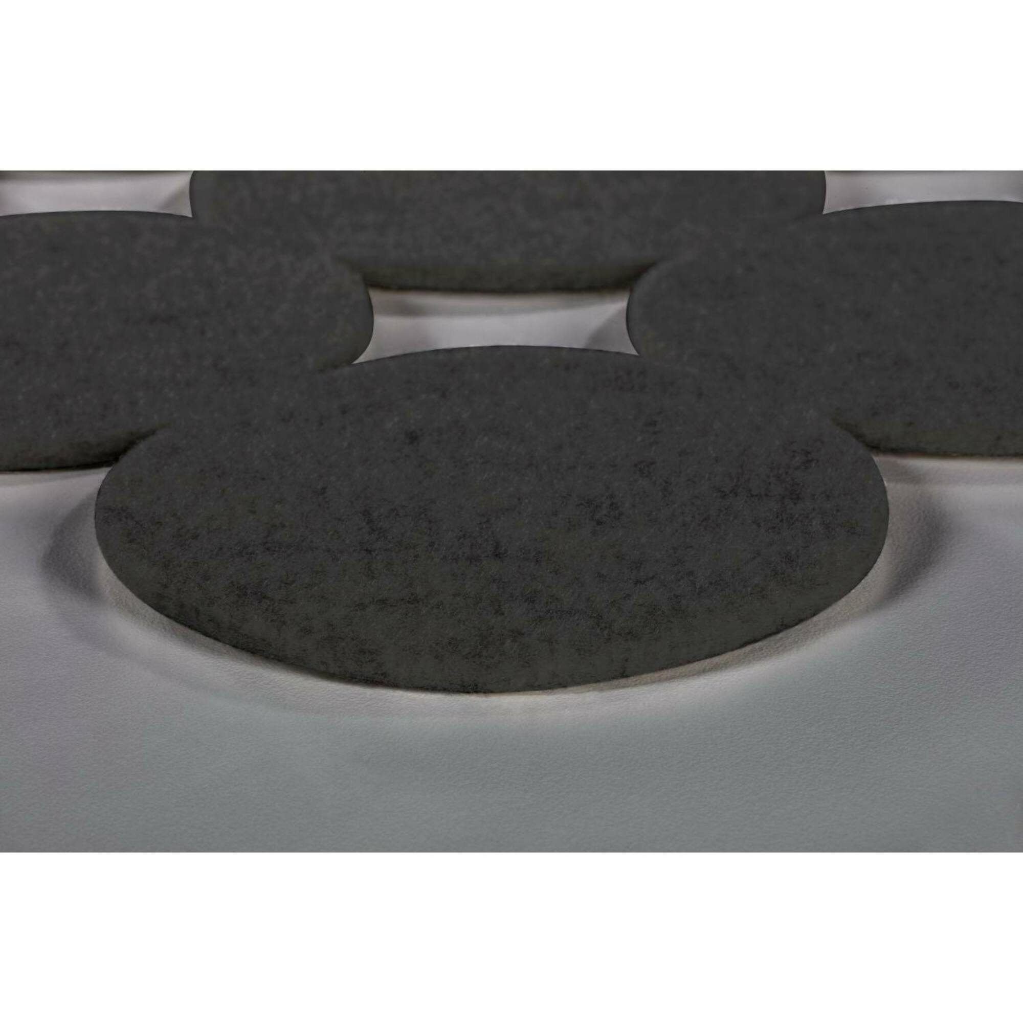 RoomMates Charcoal Modern Circles Acoustical Peel & Stick Tiles